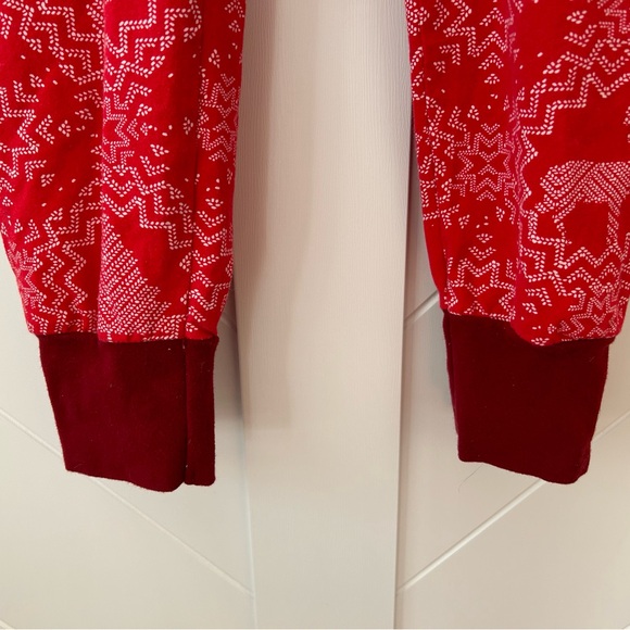 Hearth & Hand with Magnolia Christmas Winter Women's Onesie with Butt Flap - Picture 6 of 7